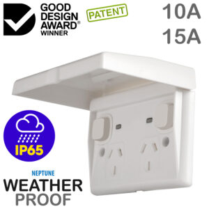 Weatherproof Outlet and Switch IP65
